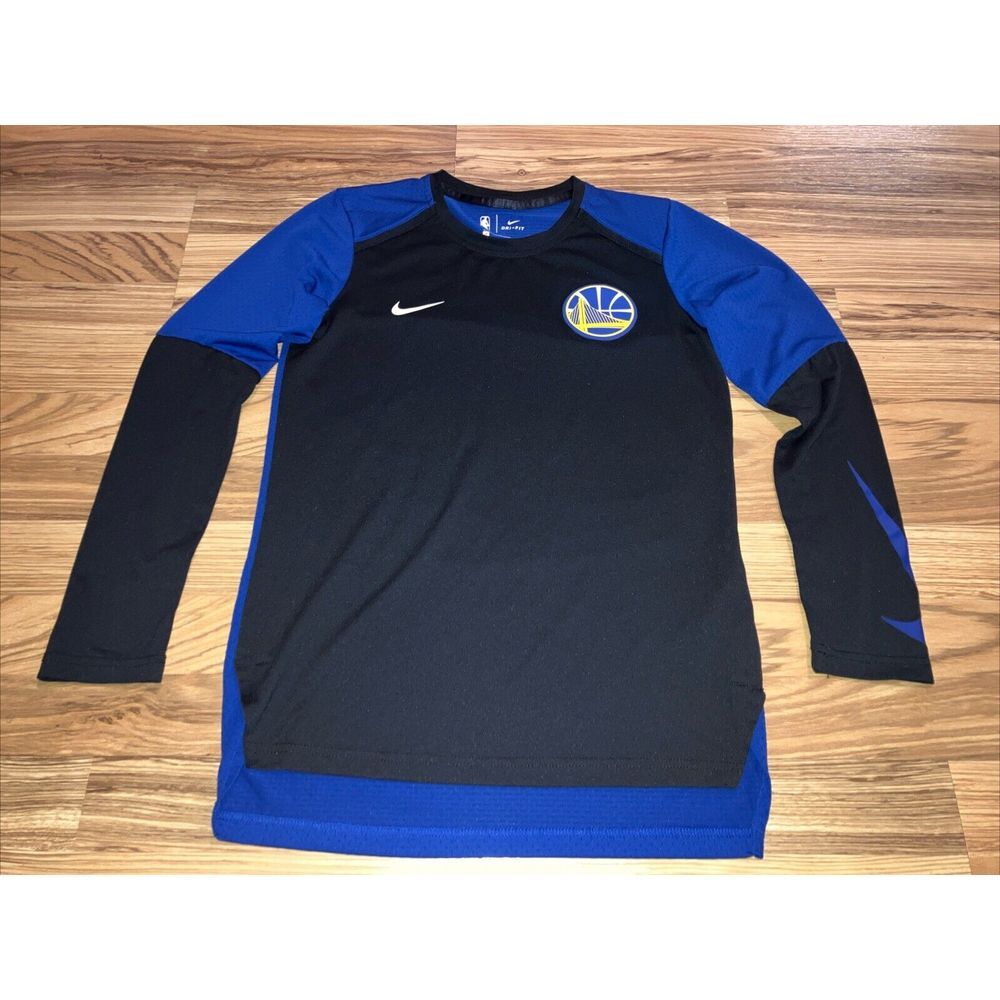 Youth Nike Golden State Warriors Hyper Elite Performance Warm Up Jersey Size M